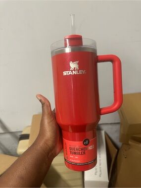 Stanley ELF Cosmetics Collab Red Delicious 40oz Quencher H2.0 Tumbler